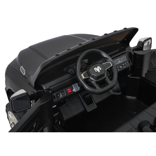 Autko na akumulator  RAM 3500 na Akumulator Czarny JJ2599